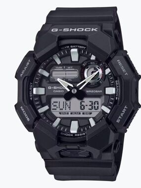 G-SHOCK Casio Black Rugged Analog-Digital Watch Mens